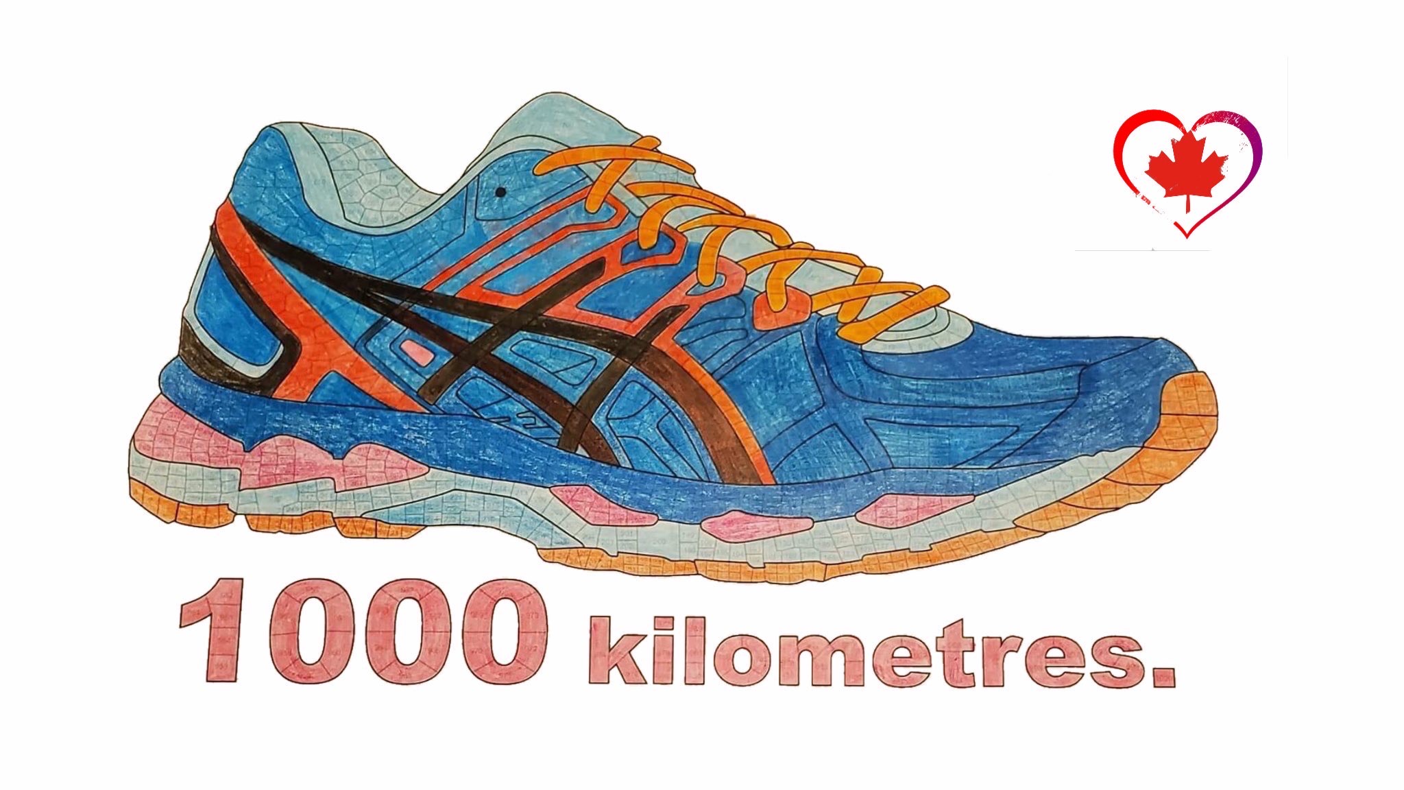 1000KM shoe