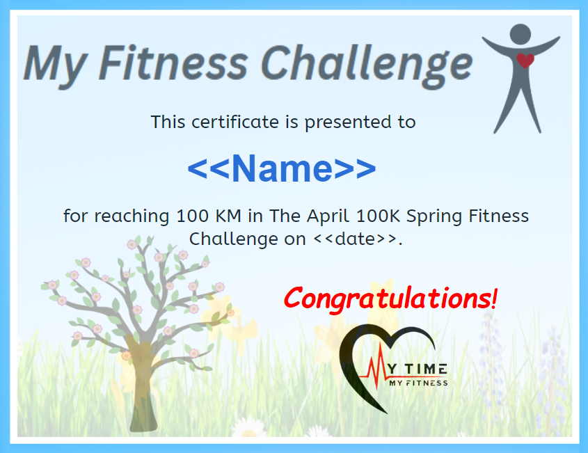 April 100K Certificate
